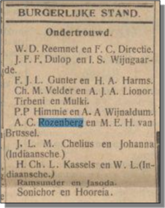 25-10-1929 ondertrouw ac rozenberg meh van brussel