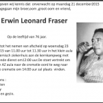Erwin Fraser -1939-2015