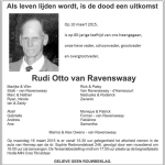 Rudi Otto van Ravenswaay - 1930-2015